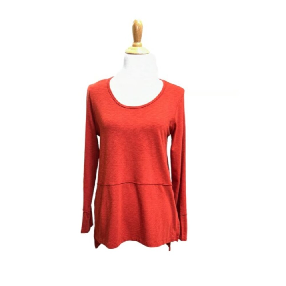 Beacan Cove Women's burnt orange long sleeve top L